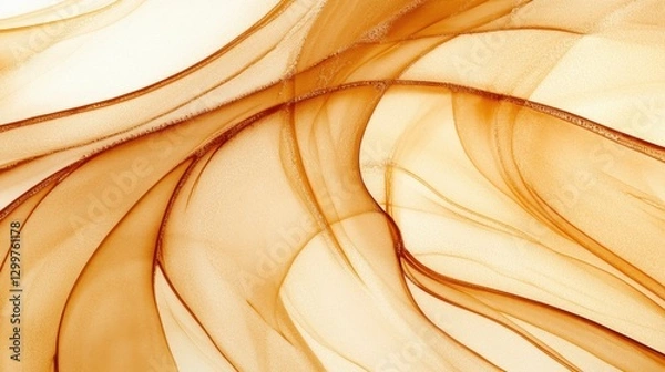 Fototapeta A blurry orange and white image with a lot of texture