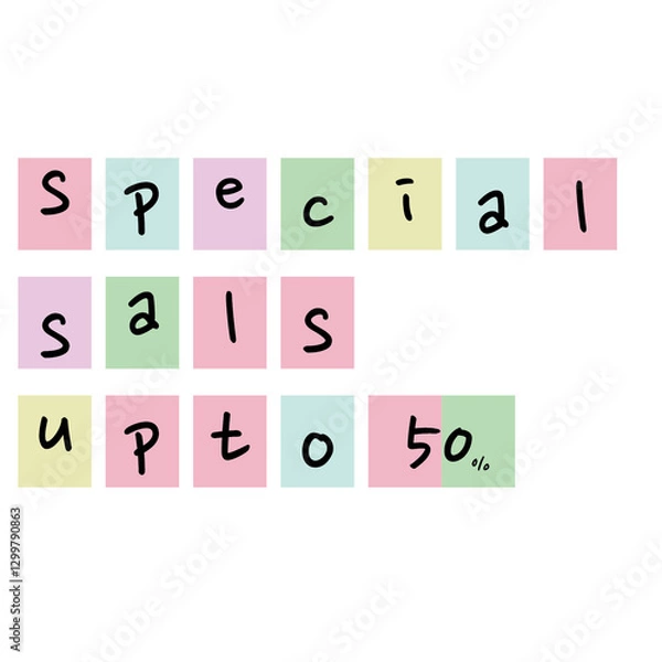 Obraz 세일,빅세일,스페셜세일,할인 일러스트, 귀여운 일러스트