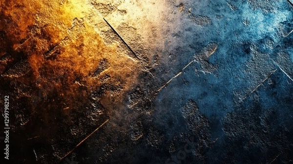 Fototapeta Metallic Backgrounds Photography Featuring Shiny, Reflective Metals, Ideal for Modern Designs, High-Tech Projects, and Digital Marketing Campaigns with a Futuristic Touch