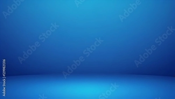Fototapeta Modern Blue Gradient Background for Product Display, Corporate Presentations, Website Design and Digital Marketing Templates