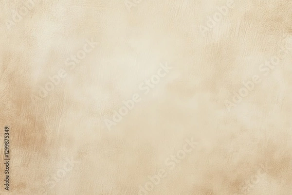 Fototapeta Light beige gradient textured background with subtle brushstroke effects