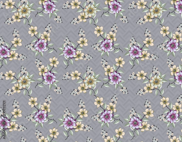 Obraz seamless pattern with flowers