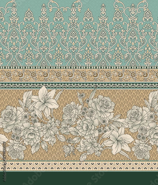 Obraz seamless pattern with flowers