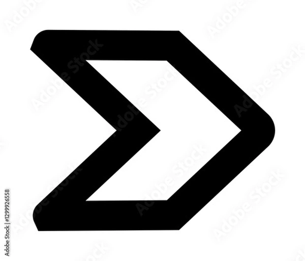 Fototapeta arrow direction black