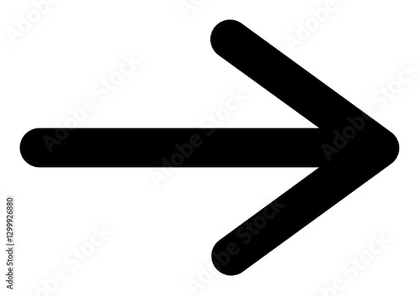 Obraz arrow direction black