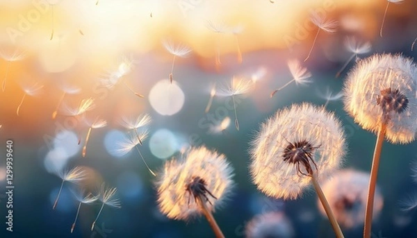 Obraz dandelion seed head