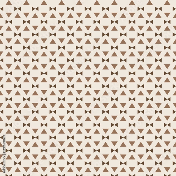 Fototapeta Small triangle seamless pattern in a colorful colour. Abstract geometric vector background with triangles for print, flyers, posters, t-shirts and textiles.