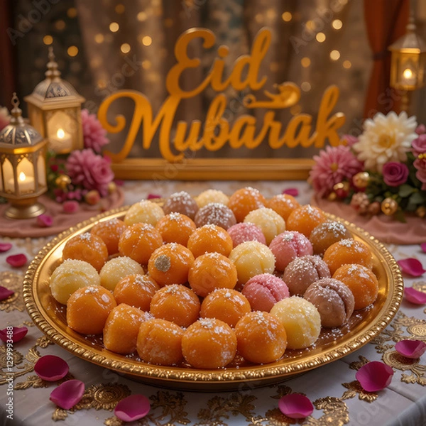 Obraz Eid Mubarak Sweets: Festive Treats