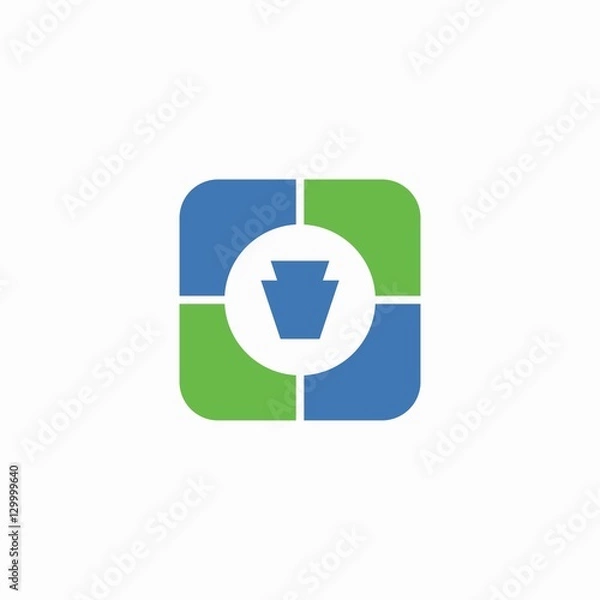 Obraz Keystone logo design