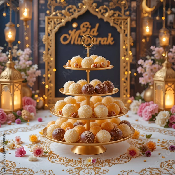 Obraz Eid Mubarak Sweets: Delicious Treats