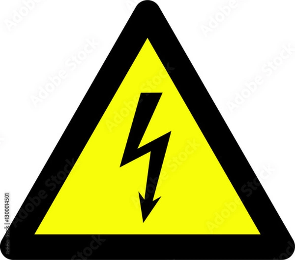 Obraz Warning Safety Signs,Electric...