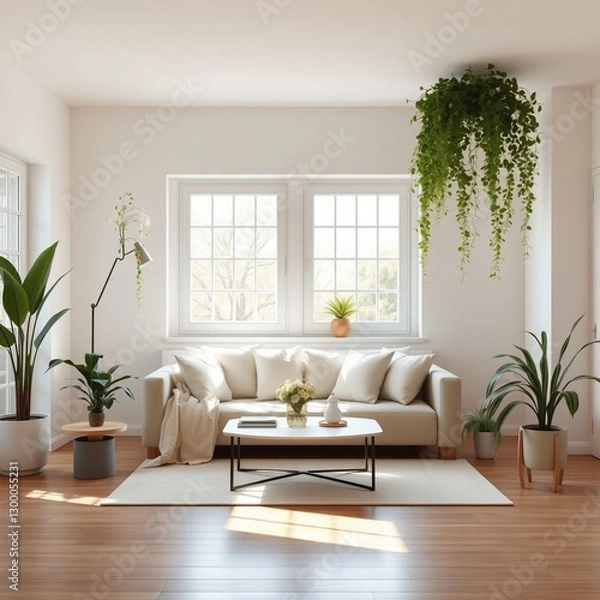 Fototapeta Cozy Modern Living Room