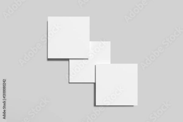 Obraz Square Flyer Blank Mockup