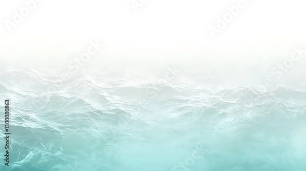 Fototapeta Serene sea with gentle waves and soft light for backgrounds and peaceful compositions