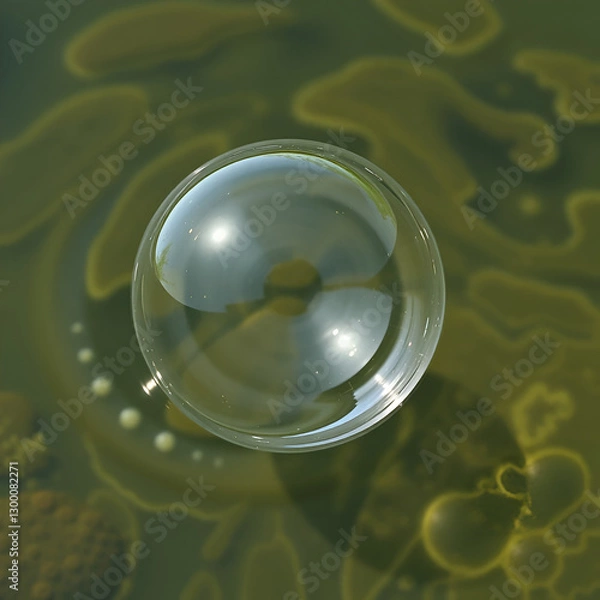 Obraz bulle d'air dans l'eau