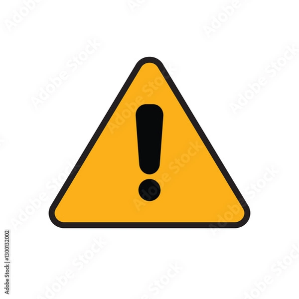 Obraz danger sign design vector template icon illustration
