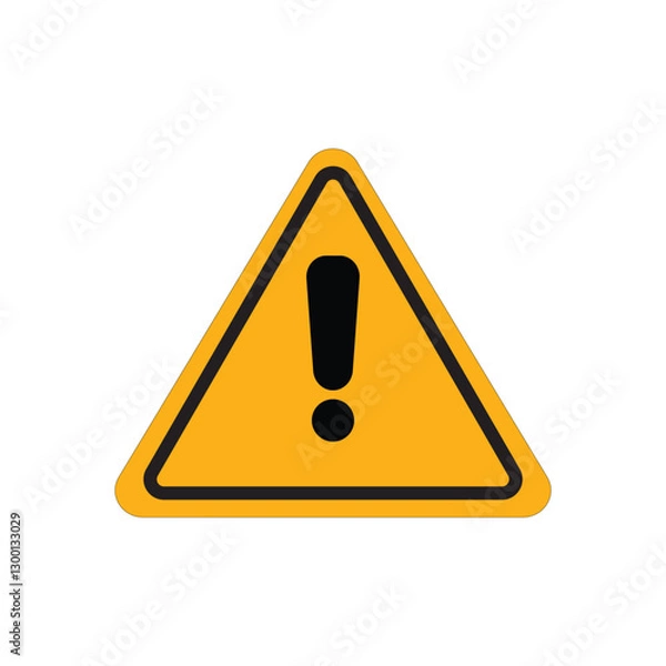 Obraz danger sign design vector template icon illustration