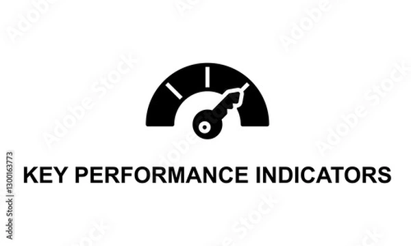 Fototapeta Key Performance Indicators Isolated Vector Illustration