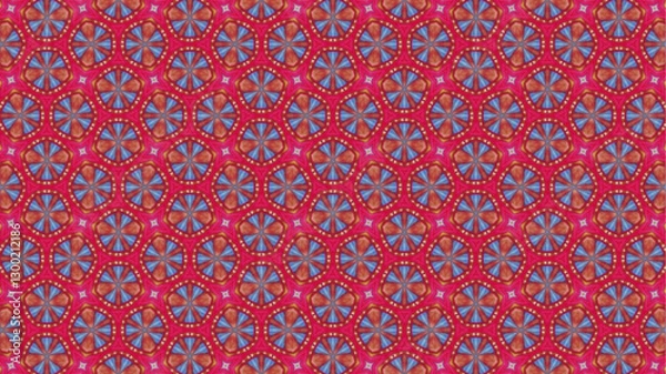 Fototapeta Modern fabric pattern textile design wallpaper background texture for business.