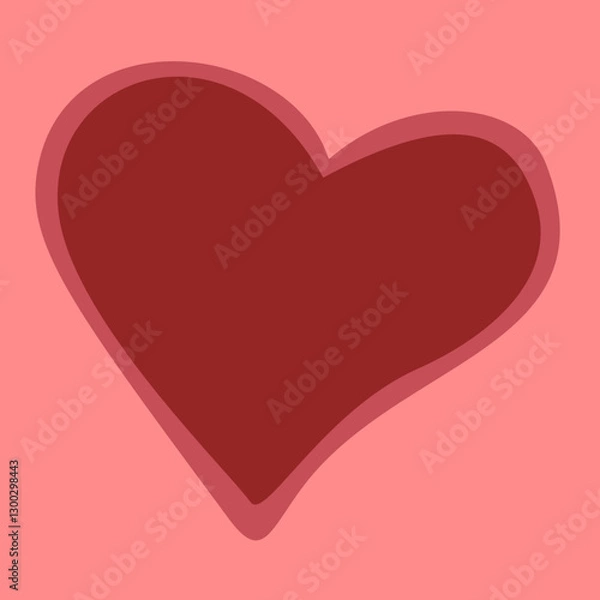 Obraz red heart 