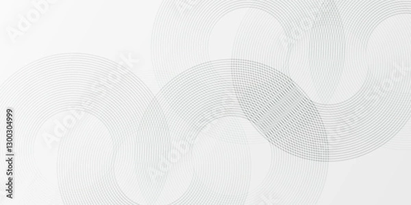 Fototapeta Abstract white background. Minimal geometric white light background