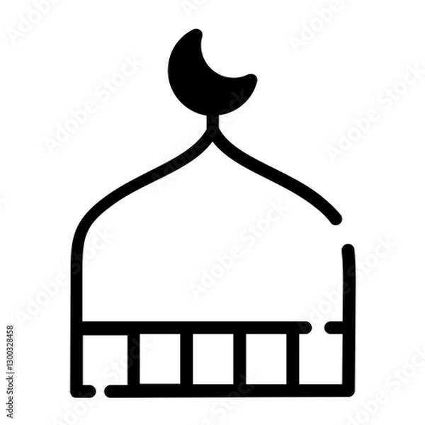 Obraz Mosque icon design	