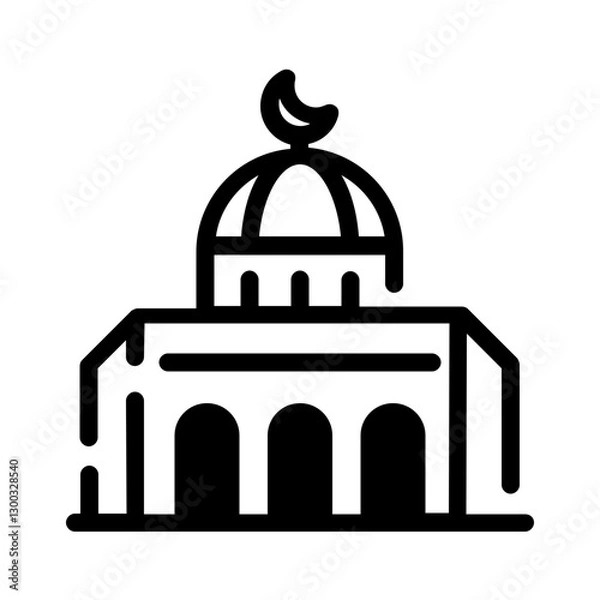 Obraz Mosque icon design	