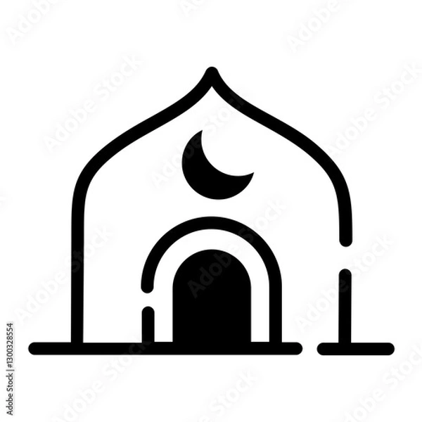 Obraz Mosque icon design	