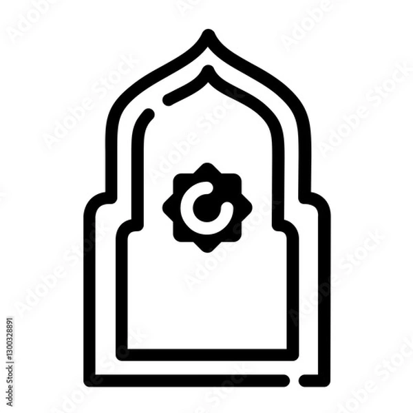 Obraz Mosque icon design	