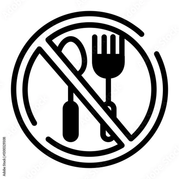 Obraz Fasting Icon Design	