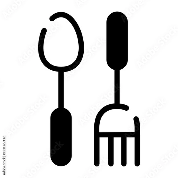 Obraz restaurant icon design	