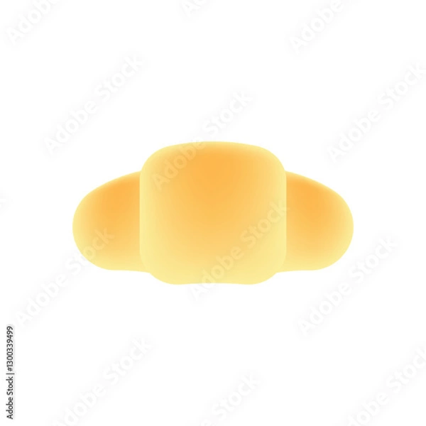 Fototapeta crossaint illustration