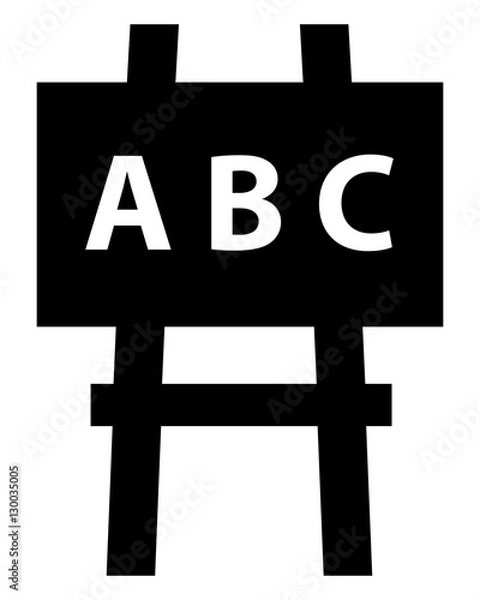 Obraz School Black Board