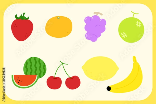 Obraz 다양한 과일 모음