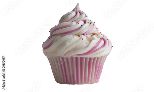 Obraz cupcake with pink icing