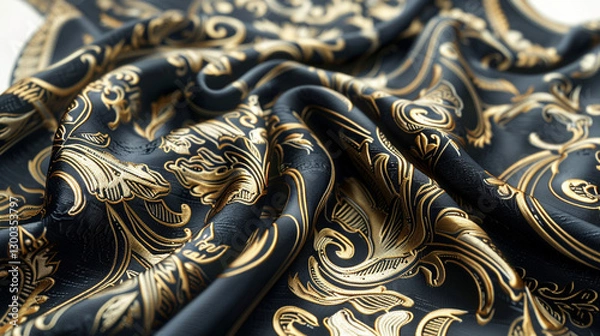 Obraz golden fabric texture