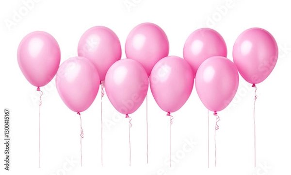Obraz pink party balloons