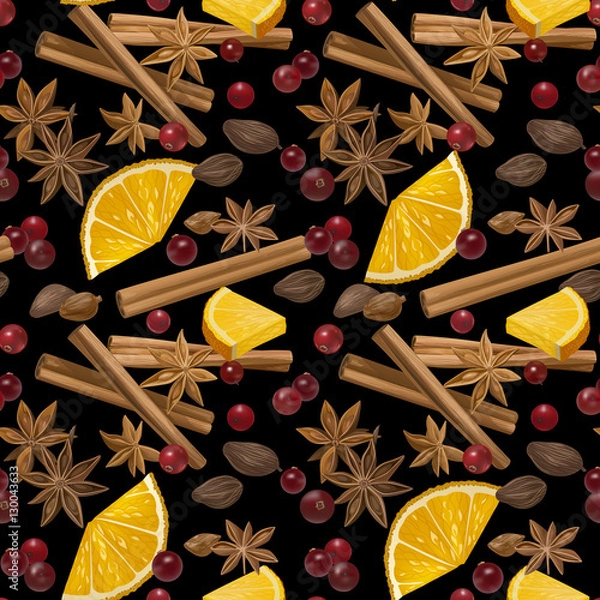 Obraz Christmas winter spice.