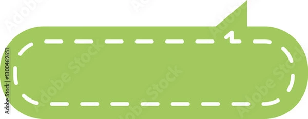 Obraz green, sticker