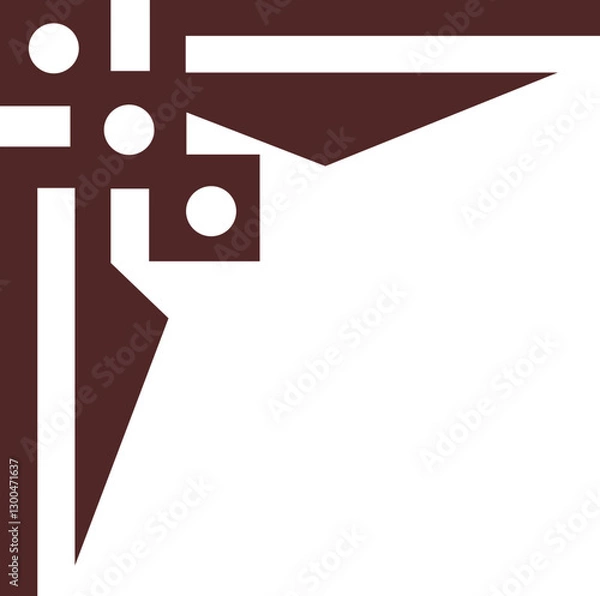 Obraz Geometric Frame Corners