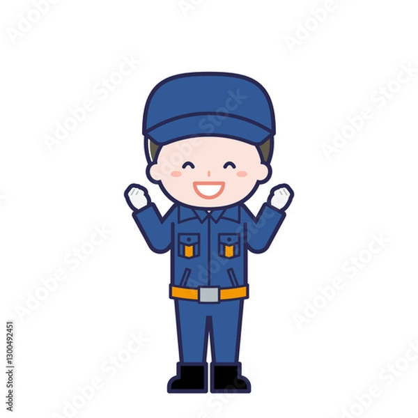 Obraz 消防団員／男性 07