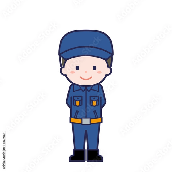 Obraz 消防団員／男性 28