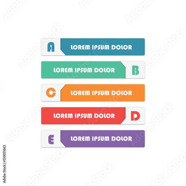 Fototapeta Banners in speech bubble form.geometric template.