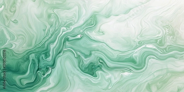 Obraz Abstract green background. Stains of dried alcohol ink