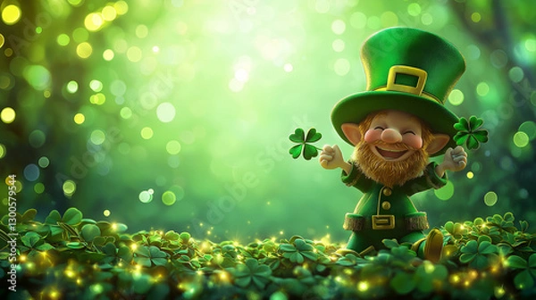 Obraz st patricks day leprechaun