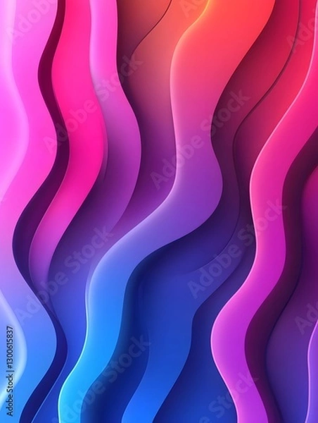 Obraz Abstract background art, document design, filler art, purple hues, AI generated