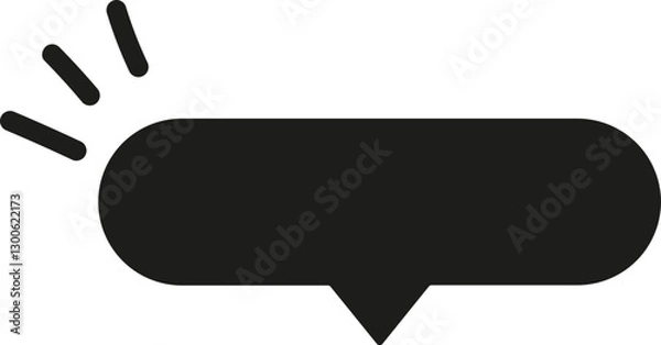 Obraz 검은 말풍선