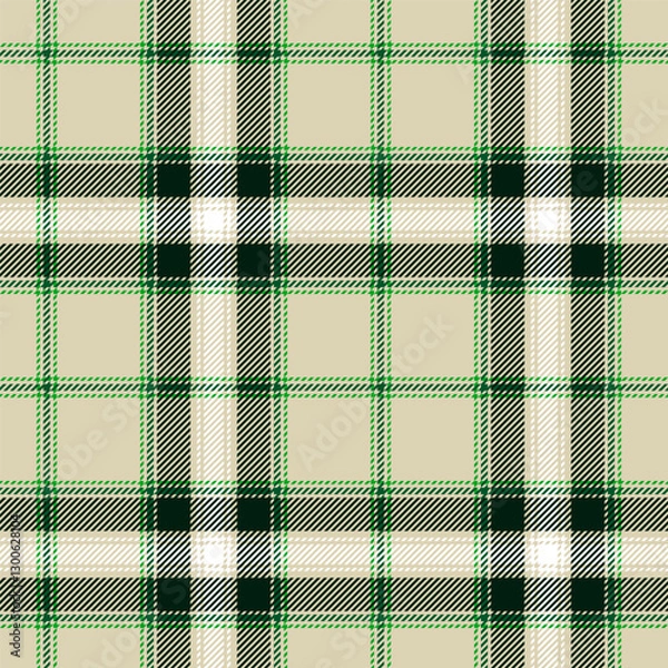 Obraz Classic tartan, plaid seamless pattern in shades of green