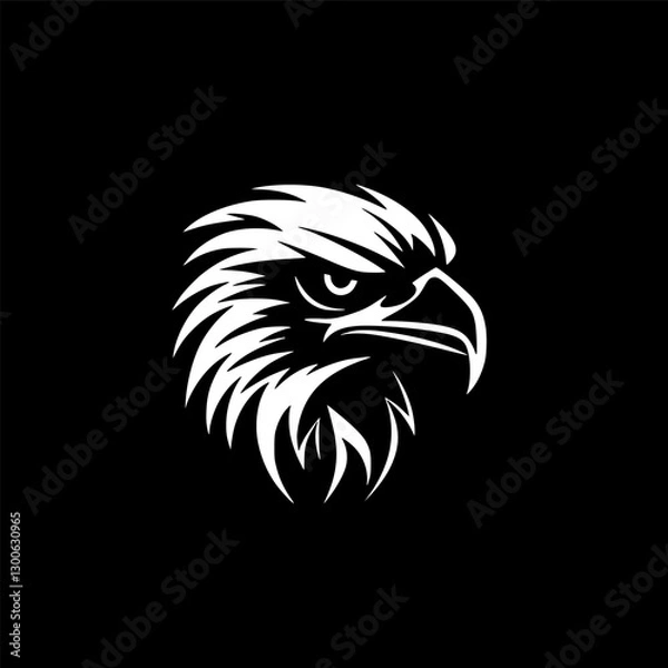 Obraz Eagle - Minimalist and Flat Logo - Vector illustration