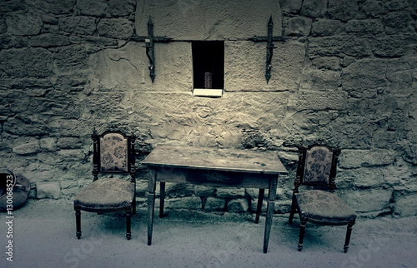 Obraz Table and chairs of the Inquisition